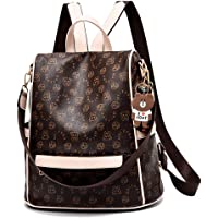  - shepretty Mochila Cuero antirrobo Impermeable para Mujer- 0999Beige